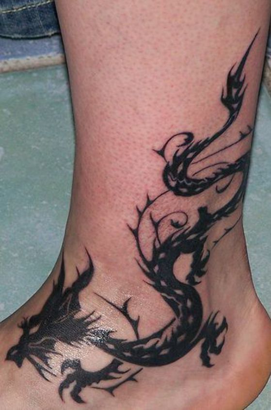 Tatouages De Dragons Tribaux (1)