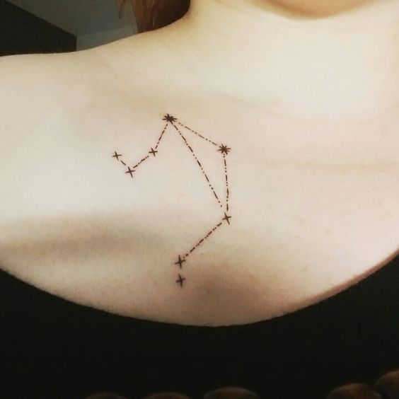 Libra Constelacion Tatuaje