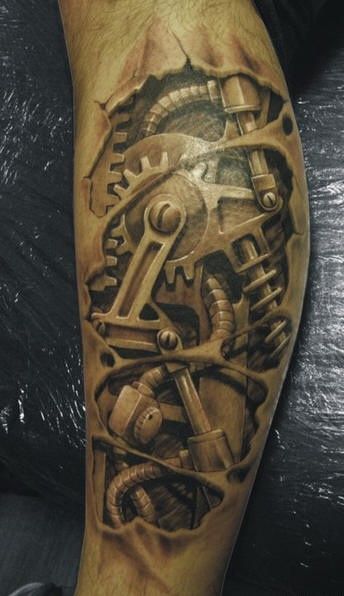 Tatouage 3d Biomécanique (3)