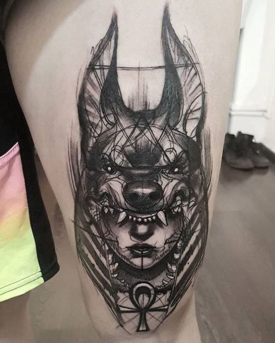 Tatouage Anubis (3)