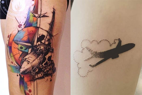 Tatouage Avion