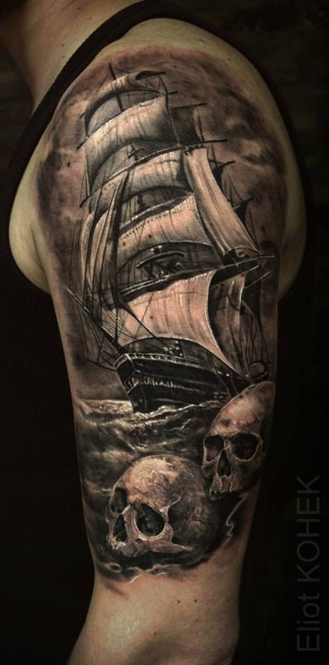 Tatouage Bateau Bras (15)