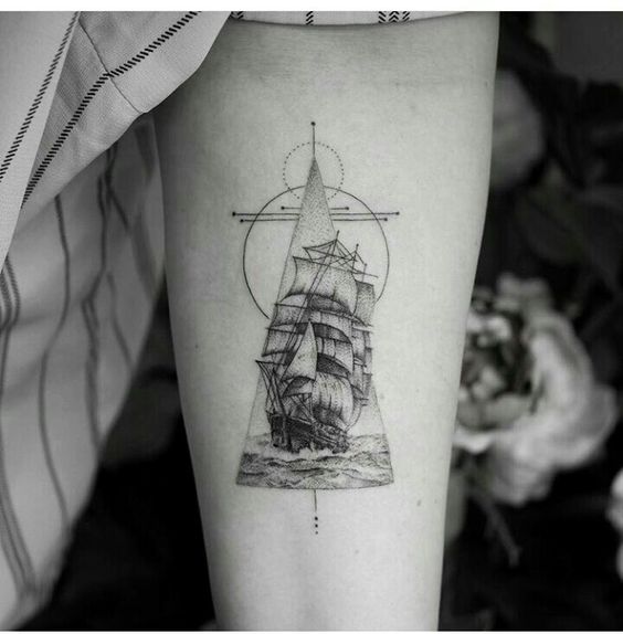 Tatouage Bateau Simple (5)