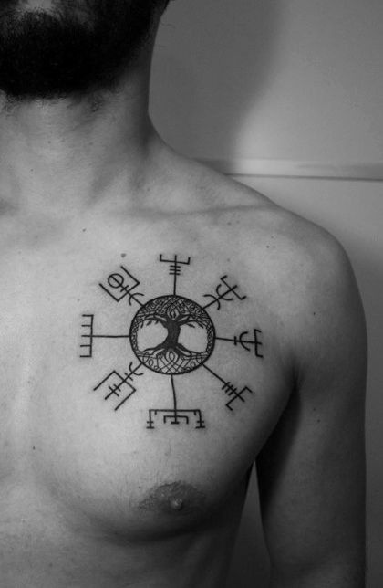 Tatouage Boussole Ancien (6)