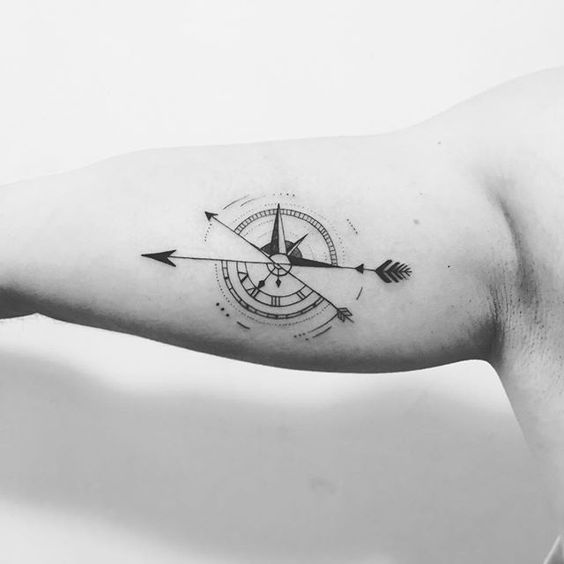 Tatouage Boussole Homme (5)