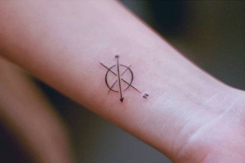 Tatouage Boussole Petit (4)