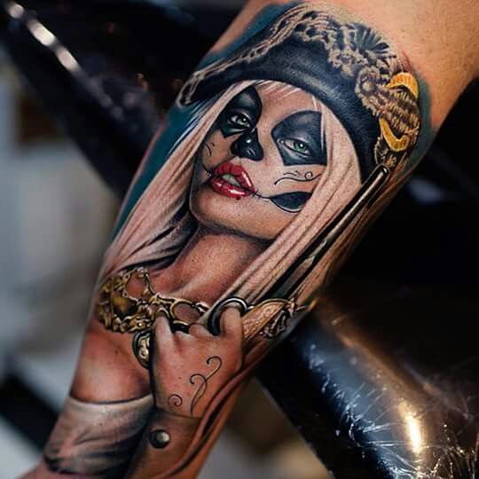 Tatouage Catrina Coulour (1)