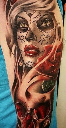 Tatouage Catrina Coulour (2)