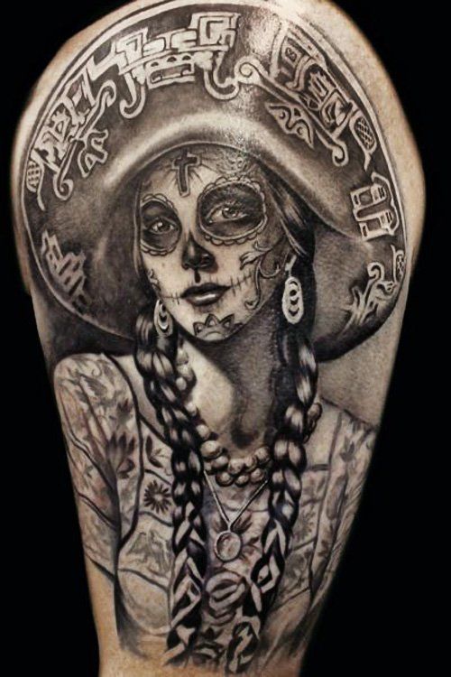 Tatouage Catrina Femme (6)