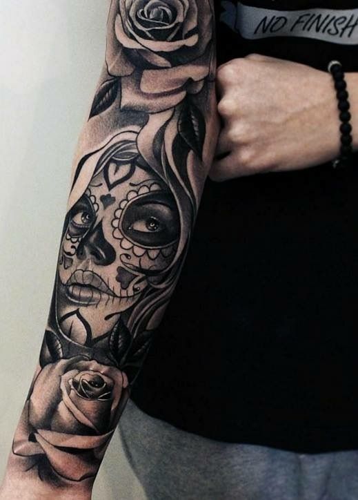 Tatouage Catrina Homme (1)