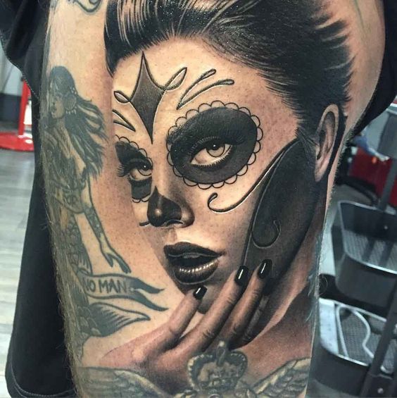 Tatouage Catrina Homme (10)