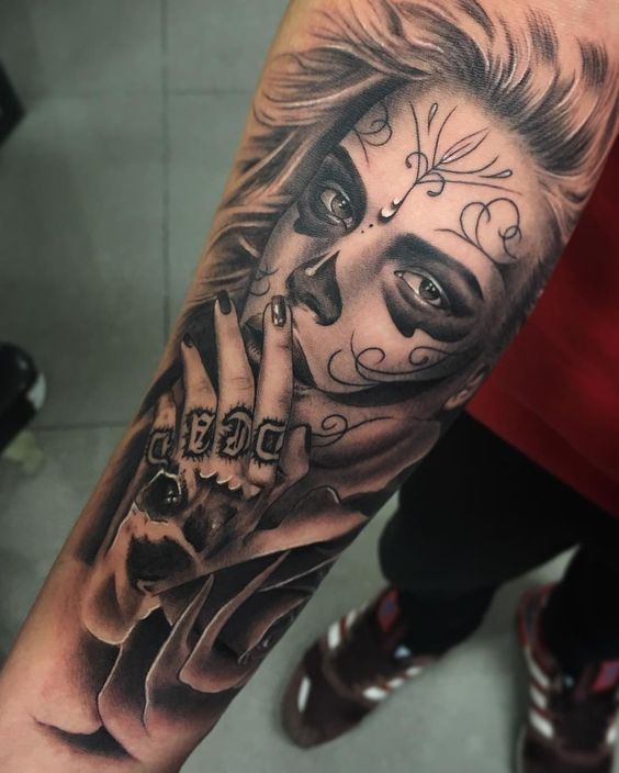 Tatouage Catrina Homme (11)