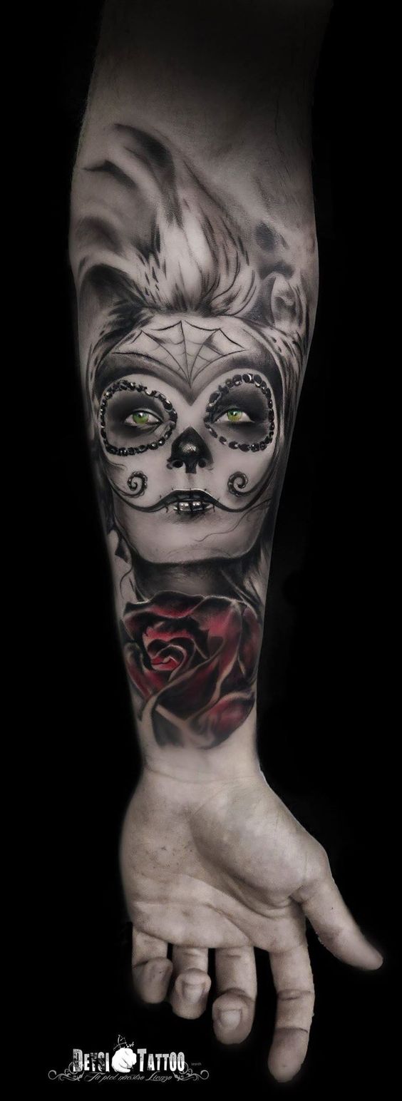 Tatouage Catrina Homme (2)