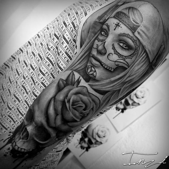 Tatouage Catrina Homme (5)