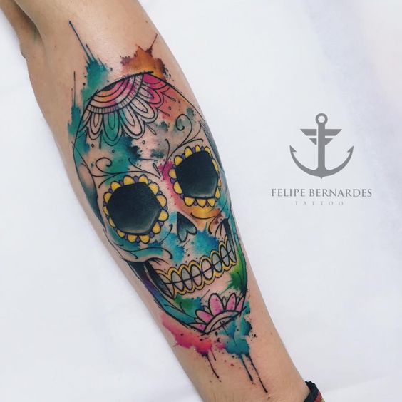 Tatouage Catrina Santa Muerte (1)