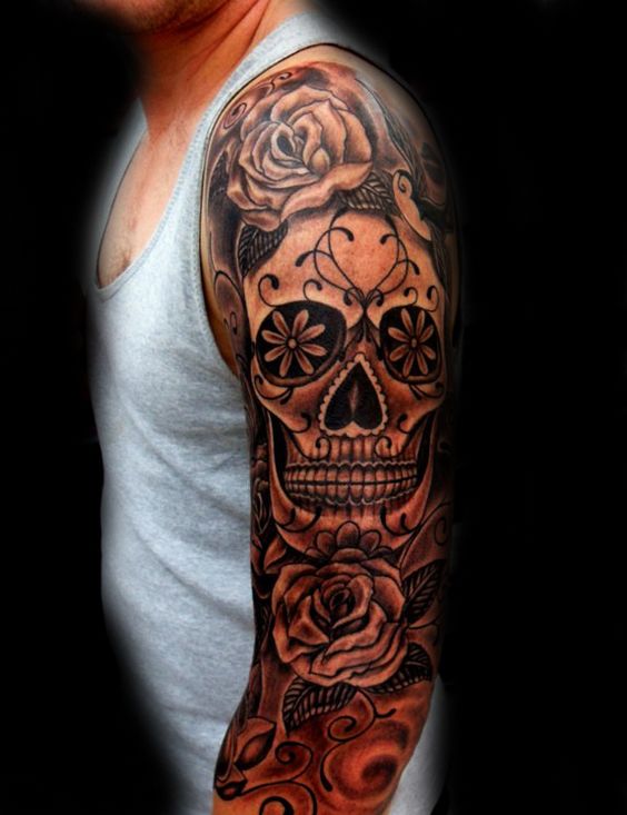 Tatouage Catrina Santa Muerte (2)