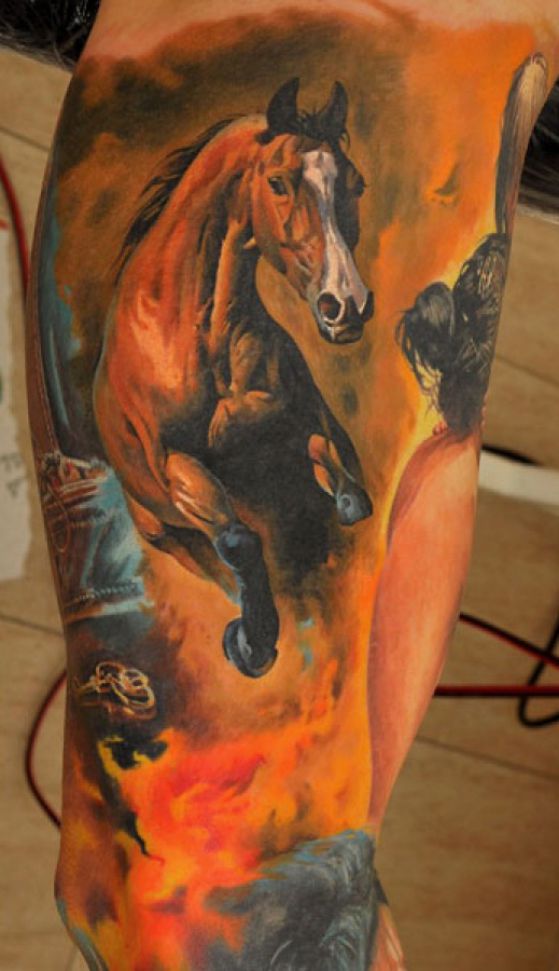 Tatouage Cheval Indien (1)