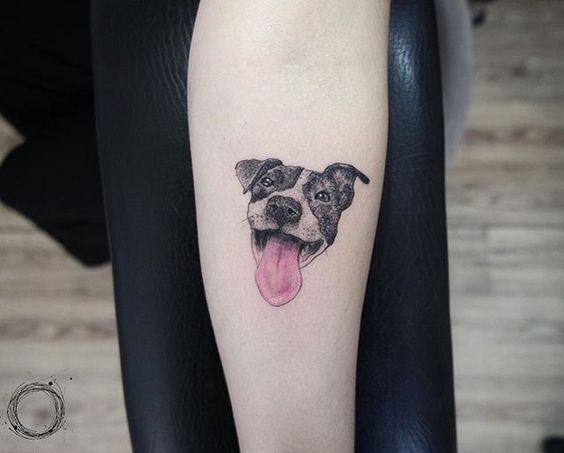 Tatouage Chien Femme (4)