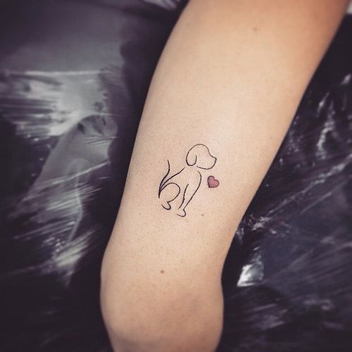 Tatouage Chien Femme (6)