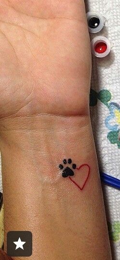 Tatouage Chien Minimaliste (8)