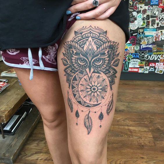 Tatouage Chouette Femme (13)