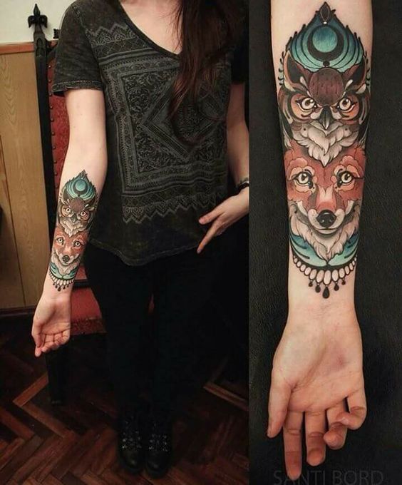 Tatouage Chouette Femme (14)