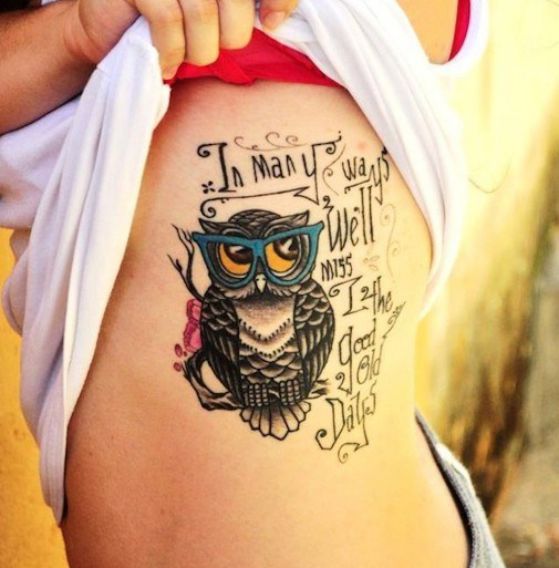 Tatouage Chouette Femme (3)