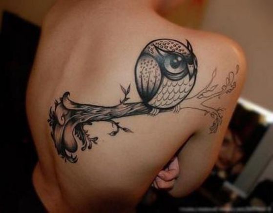 Tatouage Chouette Femme (8)