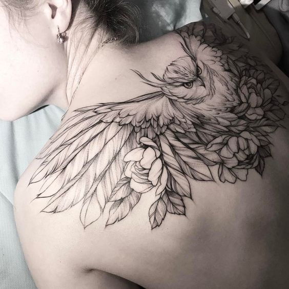 Tatouage Chouette Femme (9)