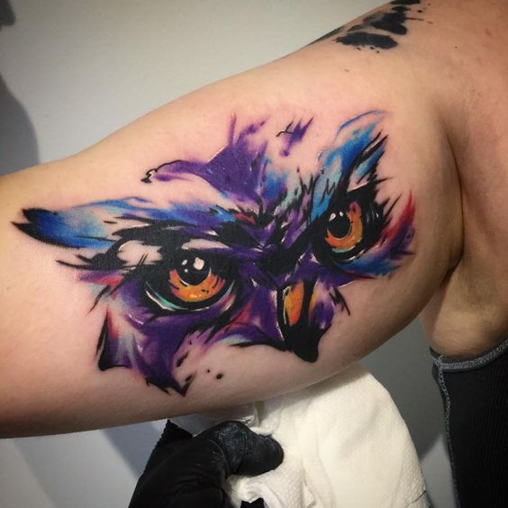 Tatouage Chouette Homme (10)