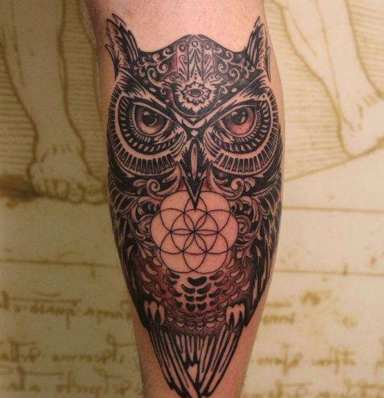 Tatouage Chouette Homme (5)