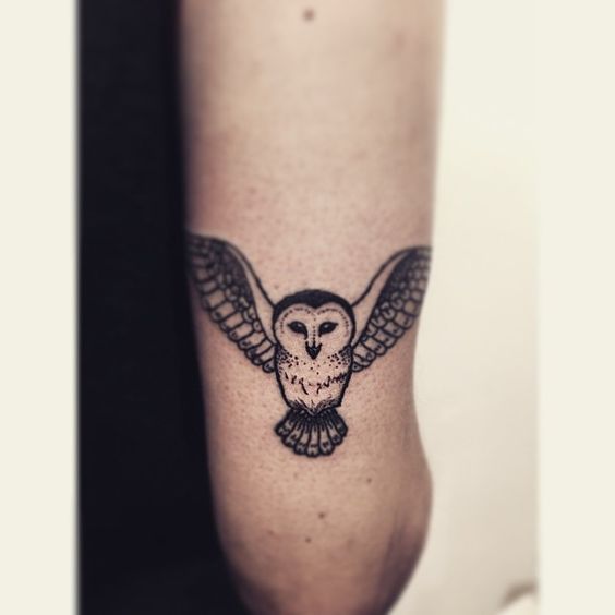 Tatouage Chouette Minimaliste (6)