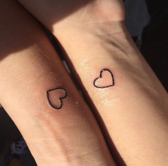 Tatouage Coeur Double (1)