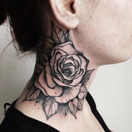 Tatouage Cou Femme (12)