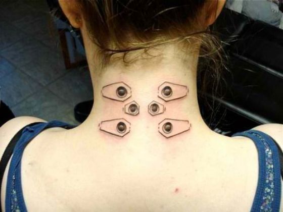 Tatouage Cou Femme (5)