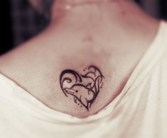 Tatouage Dauphin Simple (3)