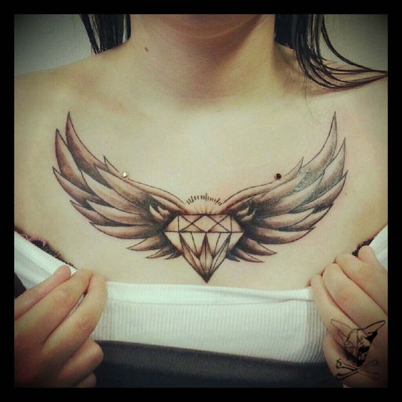 Tatouage Diamant Ailes (1)