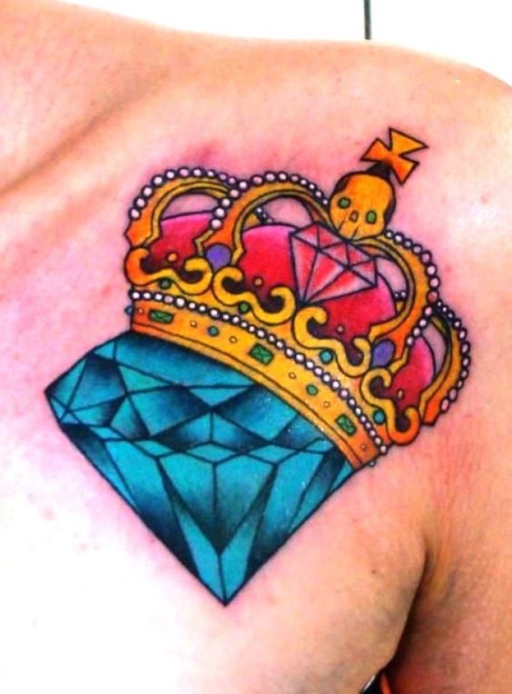 Tatouage Diamant Couronne (7)