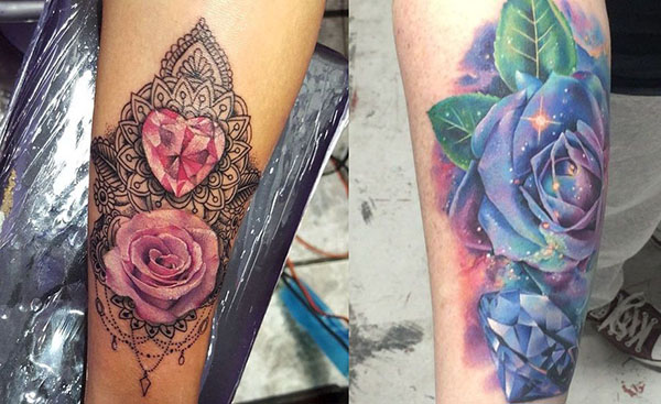 Tatouage Diamant Rose (6)