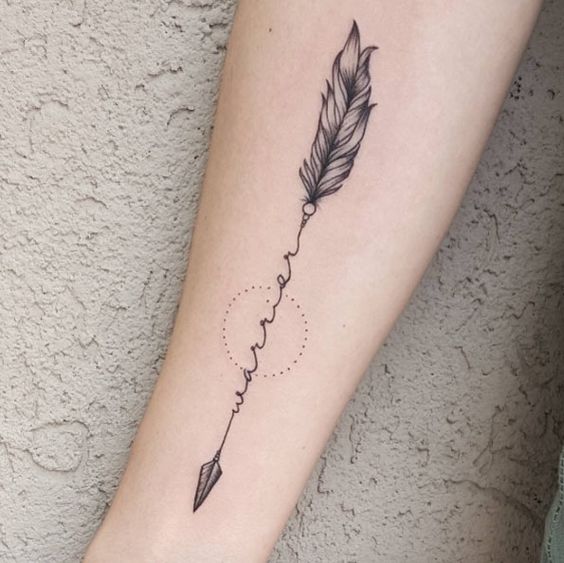 Tatouage Fleche Femme (3)