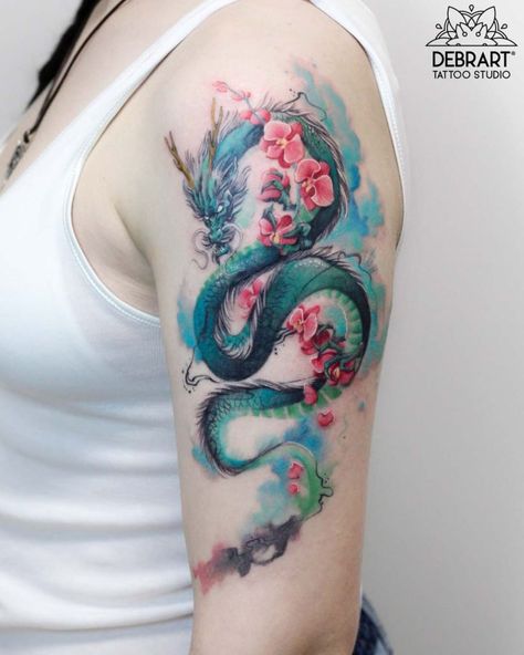 Tatouage Fleurs Couleurs (2)