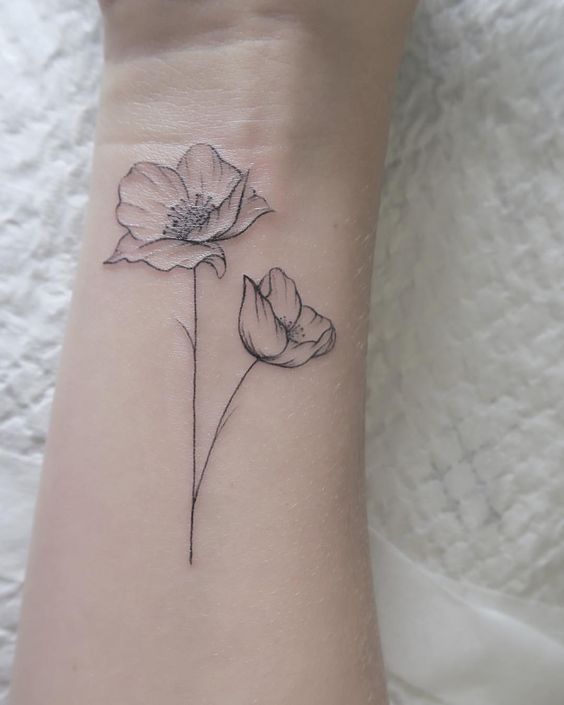 Tatouage Fleurs Petit (1)