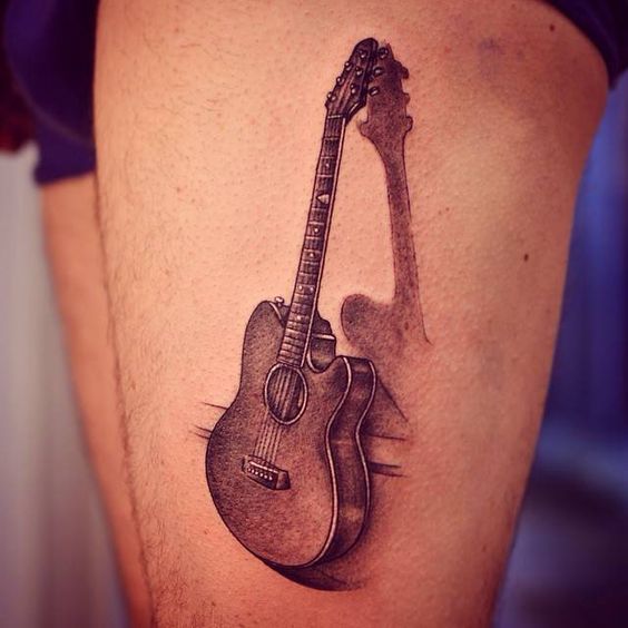 Tatouage Guitare Acoustique (5)