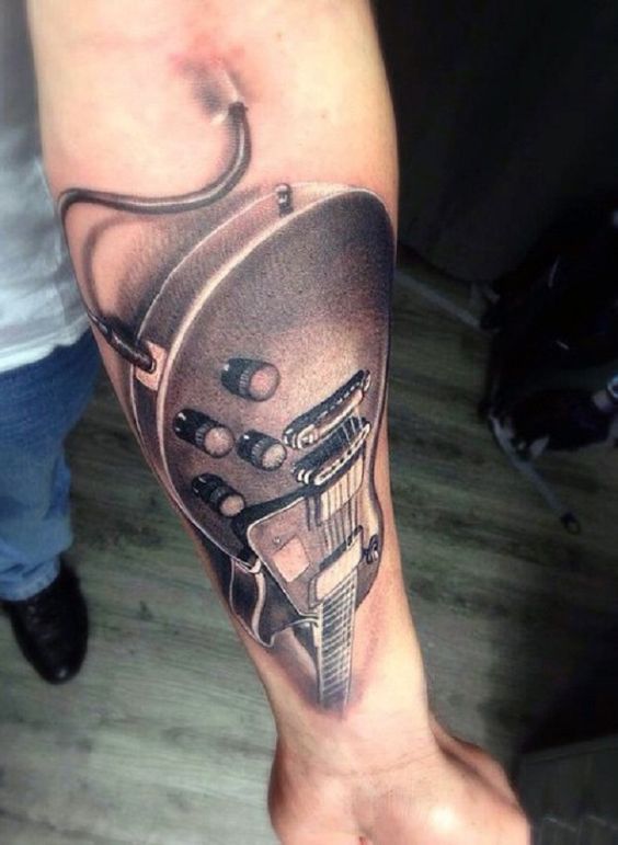 Tatouage Guitare électrique (1)