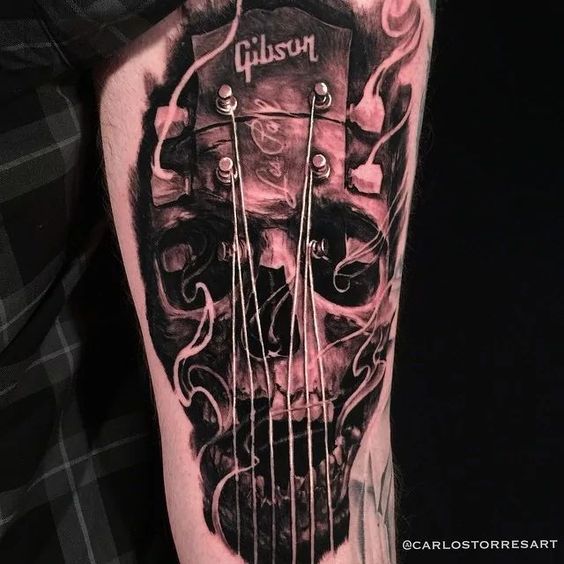 Tatouage Guitare électrique (11)