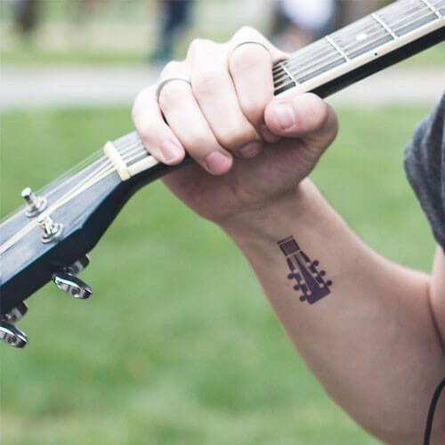 Tatouage Guitare Minimaliste (13)