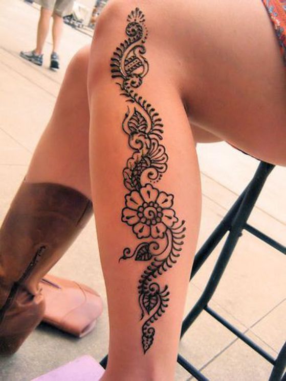 Tatouage Henne Pied (3)