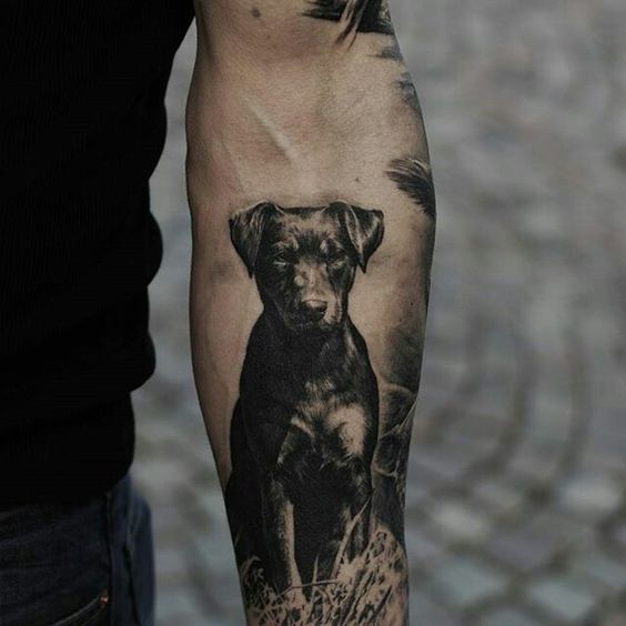 Tatouage Hommage Chien (13)