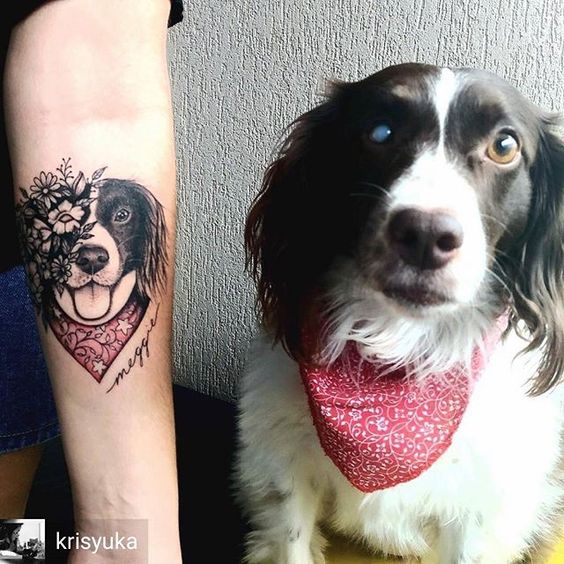 Tatouage Hommage Chien (25)