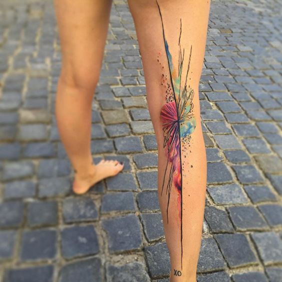 Tatouage Jambe Femme (12)